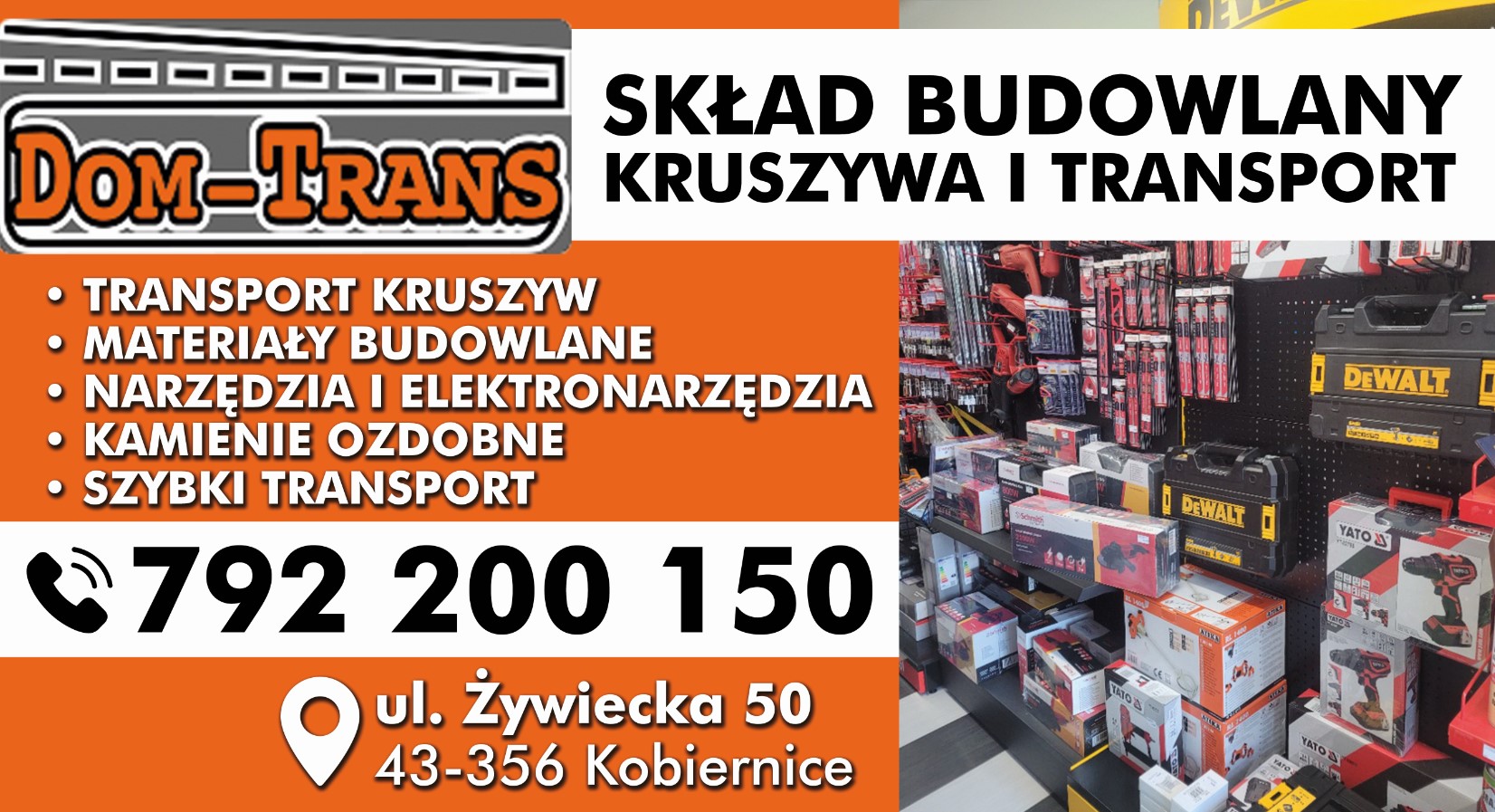 DOM-TRANS Skład Budowlany - transport kruszyw BIELSKO-BIAŁA transport kruszyw BIELSKO-BIAŁA